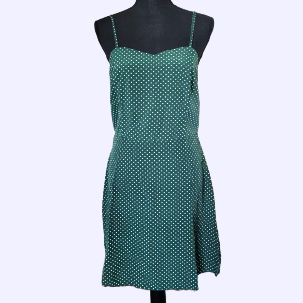 NWT Green Polka Dot Dress